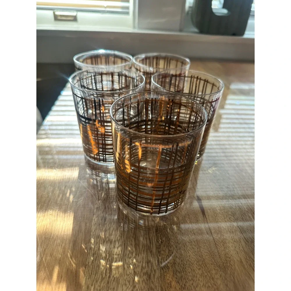 Crate & Barrel Mingle Double Old Fashioned Glasses – Set of 5